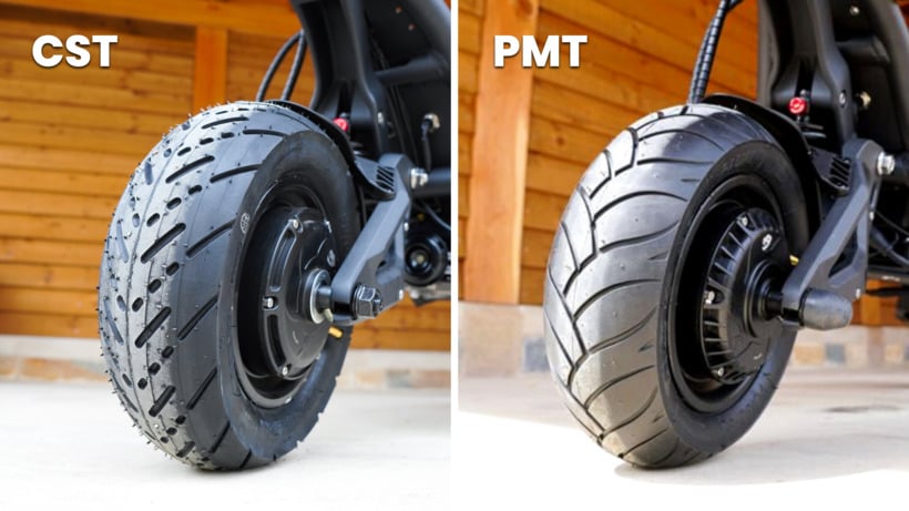 CST vs PMT Electric Scooter Tires