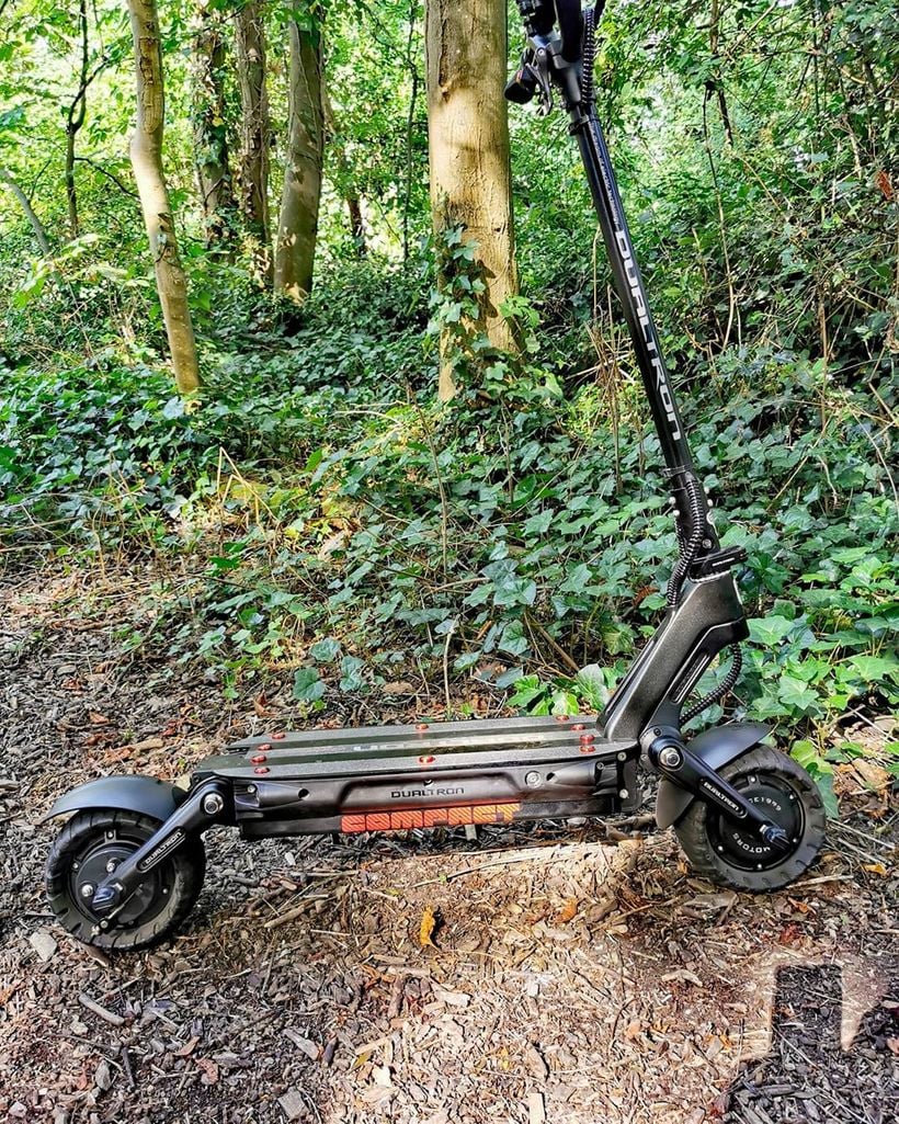 Dualtron Compact Off-Roading on Forest Trail