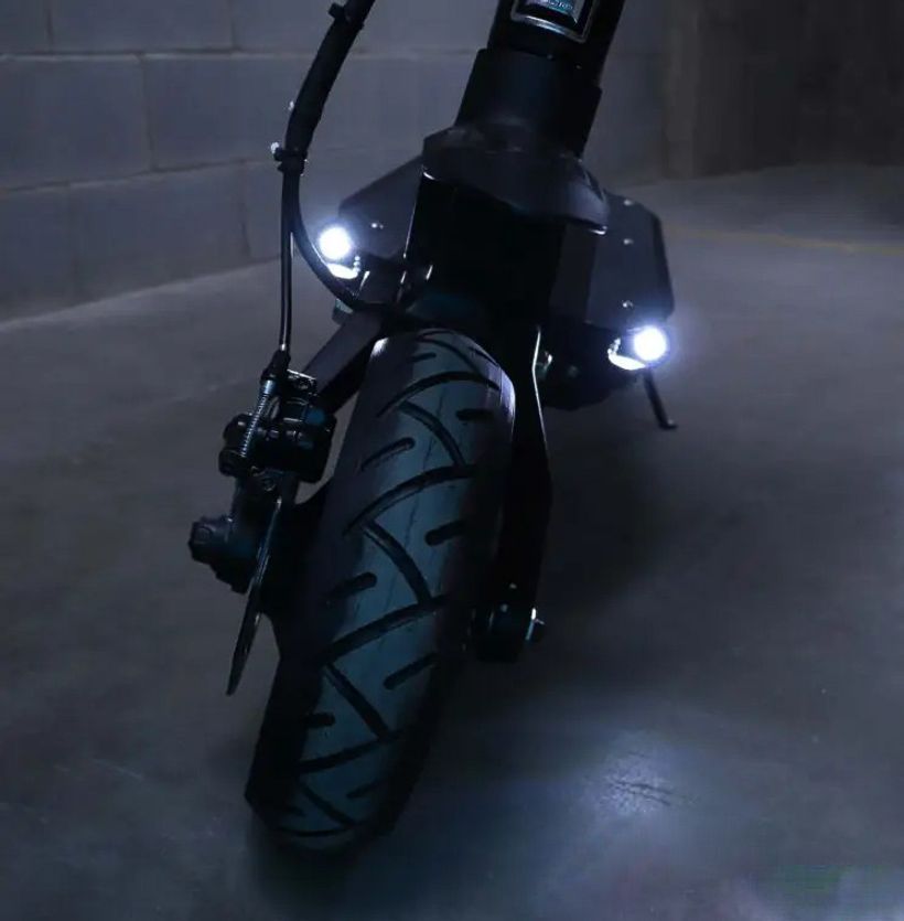 Dualtron Eagle Pro Front Button Lights and Tire