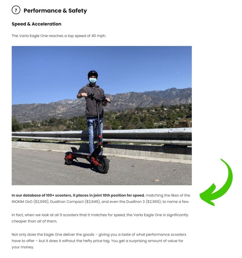 Example of Scooter Database Insights