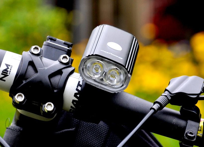 Front Profile of Easydo Dark Knight-2 Electric Scooter Light