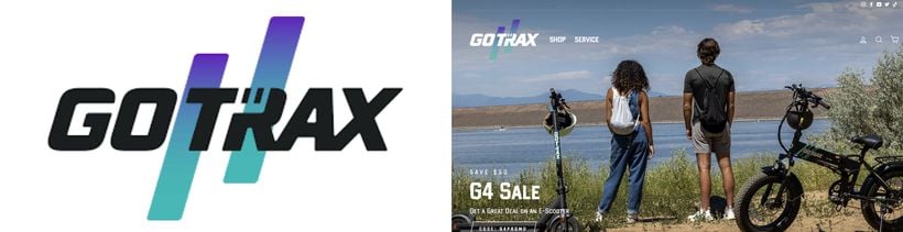 GoTrax Logo and Website