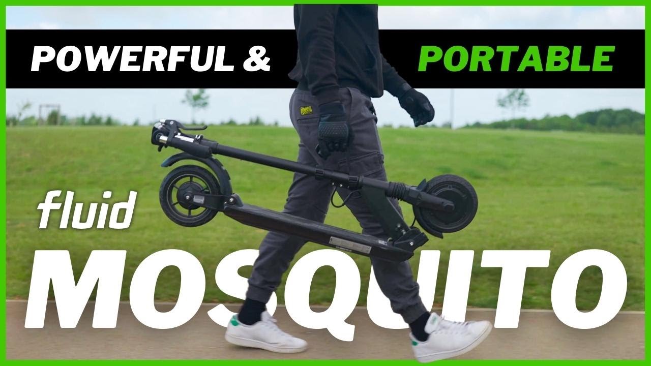 Most POWERFUL Ultra-Portable Scooter - Fluid Mosquito Review