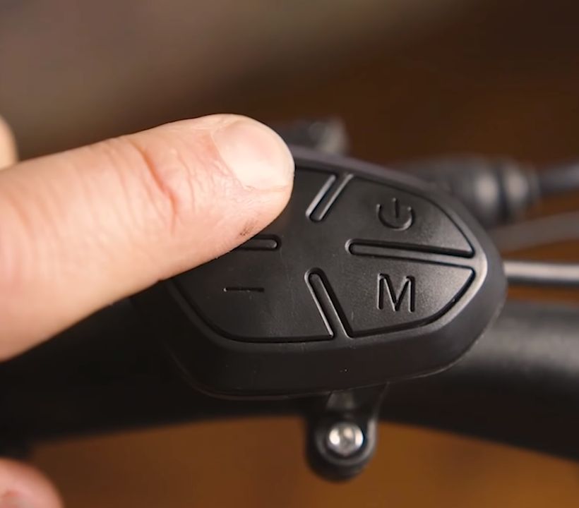 NAMI Burn-e Riding Mode and Regulated Cruise Control Buttons