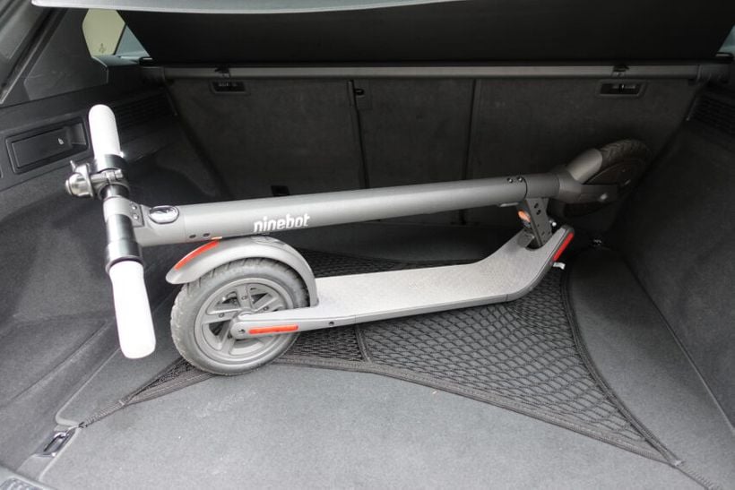 Segway Ninebot E22 Folded in Trunk