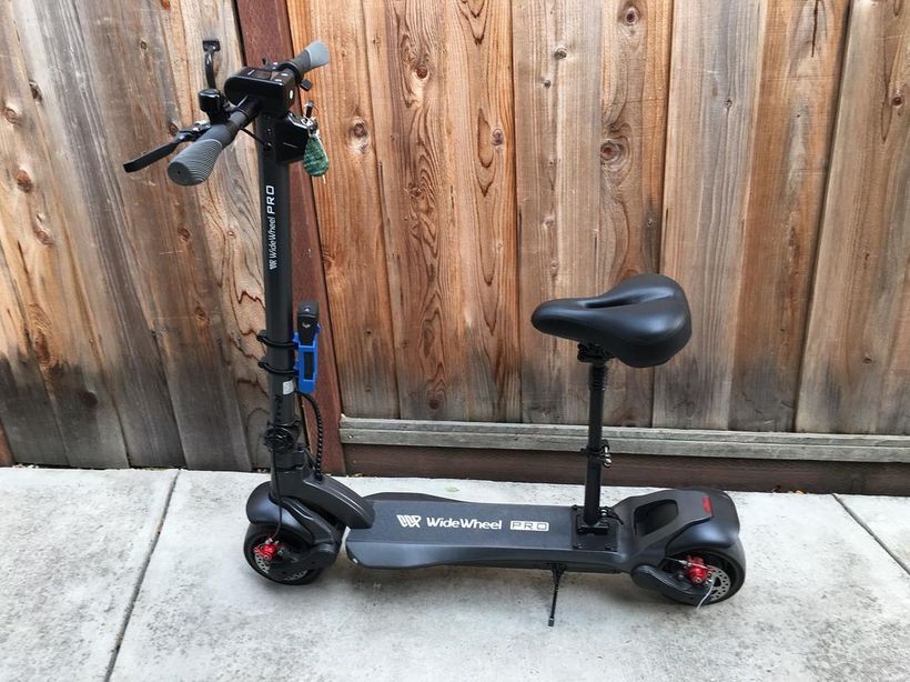 Widewheel Pro with Seat Attached
