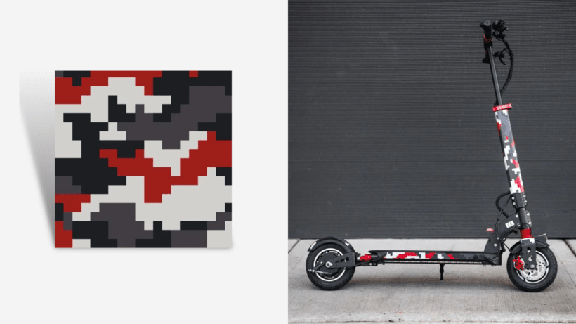 Electric Scooter Graphic Kit